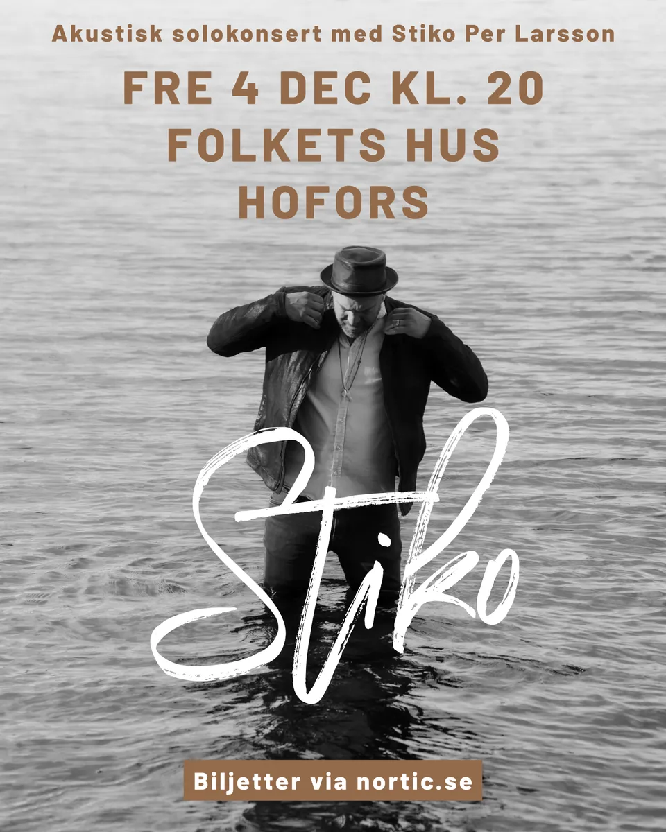 Solokonsert med Stiko Per Larsson
